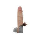 Насадка на пенис с вибрацией Pleasure X-Tender Series Perfect for 4,5-6 inches Erect Penis цвет телесный (18914026000000000) - изображение 3