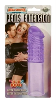 Насадка-подовжувач пеніса Mega Stretch Penis Extension колір фіолетовий (15856017000000000) - зображення 2