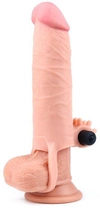 Насадка на пеніс з вібрацією Pleasure X-Tender Series Perfect for 5-6.5 inches Erect Penis колір тілесний (18915026000000000) - зображення 4