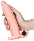 Насадка на пеніс з вібрацією Pleasure X-Tender Series Perfect for 5-6.5 inches Erect Penis колір тілесний (+18913026000000000) - зображення 6