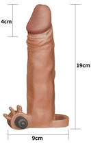 Насадка на пеніс з вібрацією Pleasure X-Tender Series Perfect for 5-6.5 inches Erect Penis колір коричневий (+18913014000000000) - зображення 10