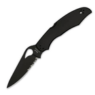 Нож Spyderco Byrd Cara Cara 2 Black, полусеррейтор (BY03BKPS2)