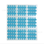 Кросс тейп тип А, DL Cross Tape A 3х3 (спиральный тейп) 20 листов/упаковка голубой - изображение 1