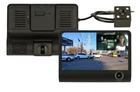 Автомобильный видеорегистратор UKC SD319 Full HD 1080P 3 камеры Black