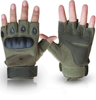 Перчатки без пальців штурмові тактичні чоловічі (AC-7311-Green-M) - зображення 4
