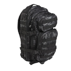 Рюкзак тактичний Mil-Tec (420х200х250мм, 20л), чорний камуфляж - зображення 1