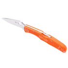 Нож складной Spyderco Delica 4 Flat Ground (длина: 181мм, лезвие: 73мм), оранжевый - изображение 3