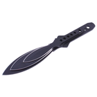 Набор ножей метательных 3шт. (длина: 160, 210, 265мм), черный - изображение 2