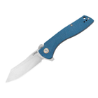 Нож складной CJRB Kicker (длина: 210мм, лезвие: 89мм), синий - изображение 1