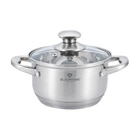Кастрюля из нержавеющей стали с крышкой 2,6 л Blaumann BL-3456