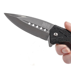Нож складной SKIF Plus Flare (длина: 198мм, лезвие: 92мм), черный - изображение 3