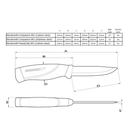 Ніж Morakniv Companion Heavy Duty F, вуглецева сталь, 12495 - зображення 7