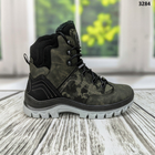 Мужские зимние тактические ботинки берцы Dago Style хаки с камуфляжем 44 р (28,5 см) 3284 - изображение 5