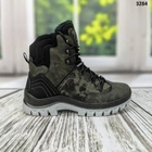 Мужские зимние тактические ботинки берцы Dago Style хаки с камуфляжем 41 р (26,5 см) 3284 - изображение 5