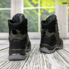 Мужские зимние тактические ботинки берцы Dago Style хаки с черным с камуфляжем 45 р (29 см) 3284 - изображение 7