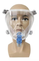 Сипап маска полнолицевая - на все лицо - для СИПАП терапии - ИВЛ - неинвазивная вентиляция легких- L размер - изображение 9