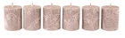 Набор свечей из пальмового воска CandlesBio Palm wax 5,5х7 см 6 штук Серый (WP 09 - 55/70) - изображение 1