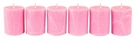 Набор свечей из пальмового воска CandlesBio Palm wax 5,5х7 см 6 штук Лиловый (WP 07 - 55/70) - изображение 1