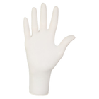 Рукавички латексні MERCATOR Latex WHITE опудренниє, розмір M, 100 шт - зображення 2