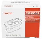 Пульсоксиметр Contec CMS50D2 OLED Grey на палец - изображение 4