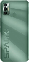 Смартфон TECNO Spark 7 KF6m 2/32Gb Spruce Green - изображение 3