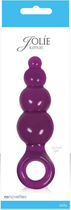 Анальна пробка Jolie Ripples Jelly Anal Plug Large колір фіолетовий (15764017000000000) - зображення 1