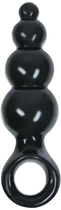Анальна пробка Jolie Ripples Jelly Anal Plug Large колір чорний (15764005000000000) - зображення 2