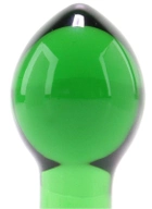 Анальная пробка NS Novelties Crystal Premium Glass Medium цвет зеленый (16682010000000000) - изображение 4