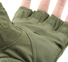 Рукавиці тактичні Primo Tactical безпалі - Army Green Primo зелений - зображення 3