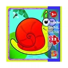 Пазлы "Насекомые" (улитка) 12 элементов G-Toys (LI02)