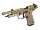 Пістолет SRC Beretta SR9A3 GBB CO2 Tan - изображение 5