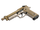 Пістолет SRC Beretta SR9A3 GBB CO2 Tan - изображение 9
