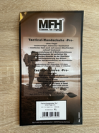 Рукавички тактичні безпалі замшеві MFH Protect, колір койот, L - зображення 4