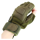 Перчатки тактические беспалые замшевые MFH Protect, цвет койот, L - изображение 6