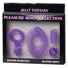 Набір насадок бузковий Pleasure Ring Collection (02713000000000000) - зображення 1