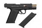 Пістолет пневматичний SAS G17 Blowback Gold - зображення 2