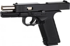 Пистолет пневматический SAS G17 Blowback Black - изображение 2