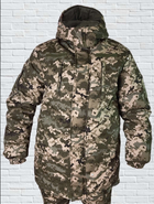 Куртка зимова до -20 Mavens "Піксель ВСУ", з липучками для шевронів, куртка бушлат для полювання та риболовлі, розмір 56 - зображення 1