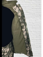 Куртка зимняя до -20 Mavens "Пиксель ВСУ", с липучками для шевронов, куртка бушлат для охоты и рыбалки, размер 54 - изображение 2