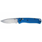 Ніж Benchmade Bugout Serrated Blue (535S) - зображення 1