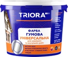 Краска резиновая TRIORA 1.2 кг RAL 9004 Черная (4823048030374) - изображение 1