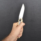 Нож складной Ontario RAT-1 Бежевый - изображение 10