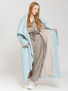 Пальто осіннє довге жіноче Donna Bacconi 21-T-118-1 40 Синє (NS2000000573434) - зображення 3