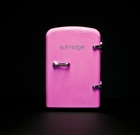 Холодильник для косметики B.FRIDGE з ретро ручкою 4 літри рожевий - зображення 3