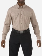 Рубашка тактическая 5.11 Tactical Stryke Long Sleeve Shirt 72399 L Khaki (2000980374014) - изображение 1