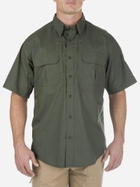 Рубашка тактическая 5.11 Tactical Taclite Pro Short Sleeve 71175 S Tdu Green (2000000110752) - изображение 1
