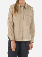 Рубашка тактическая 5.11 Tactical Women’s TaclitePro Long Sleeve Shirt 62070 L TDU Khaki (2000980423644) - изображение 1