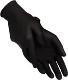 Одноразові рукавиці XoKo нітрилові без пудри Розмір S 10 шт. Чорні (9869201151901) - зображення 5
