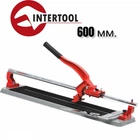 Плиткоріз монорейковий 600 мм, на підшипниках INTERTOOL HT-0382, Монорейковий плиткоріз
