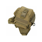 Тактична плечова сумка D5-2012, Wolf brown (К305) - зображення 5